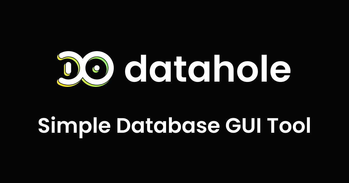 Datahole - Simple Database GUI Tool